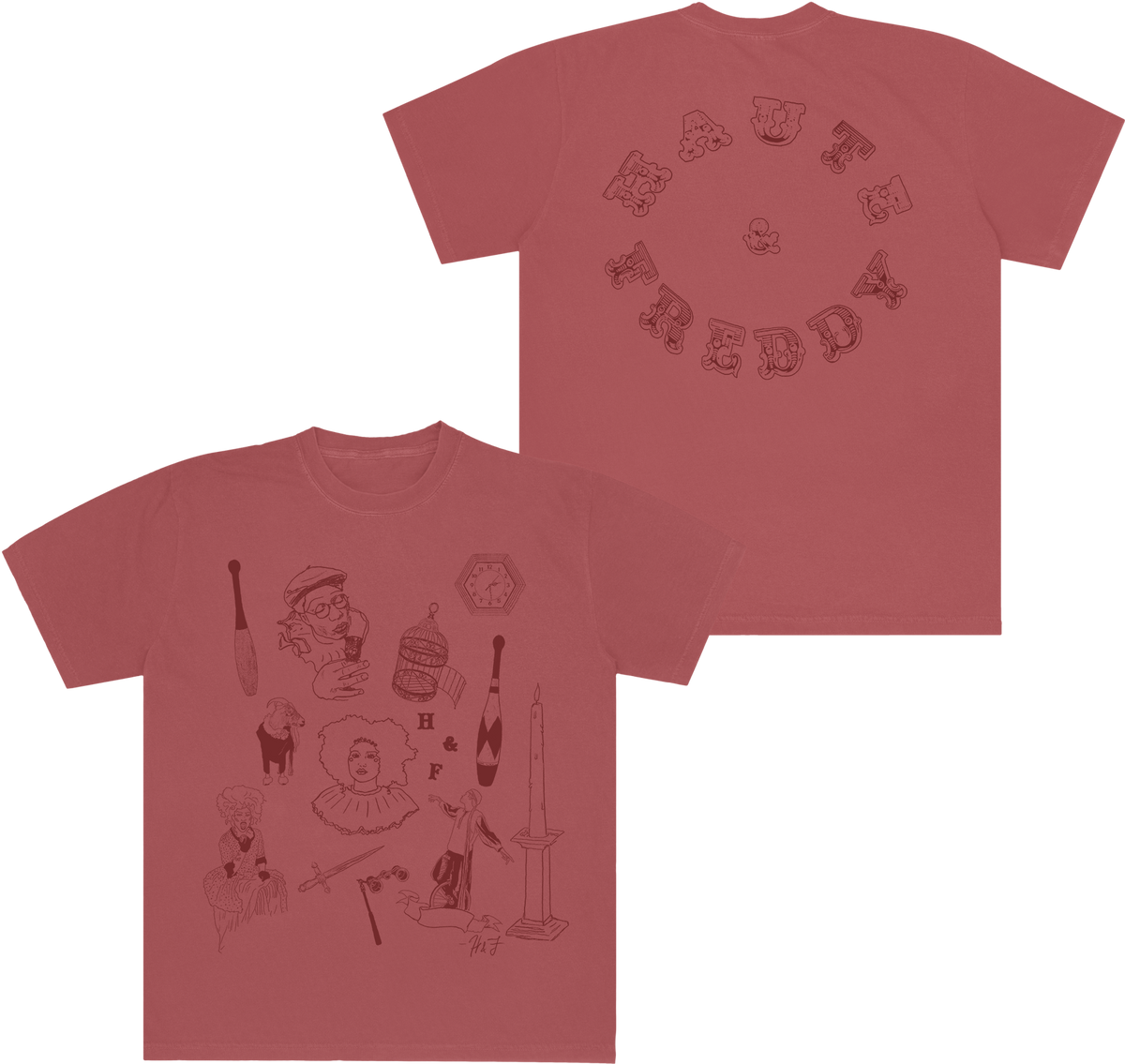Easter Egg Crimson Tee
